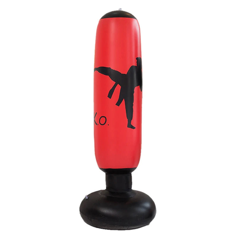 160cm Inflatable Boxing Kicking Sandbag PVC Tumbler Training Target