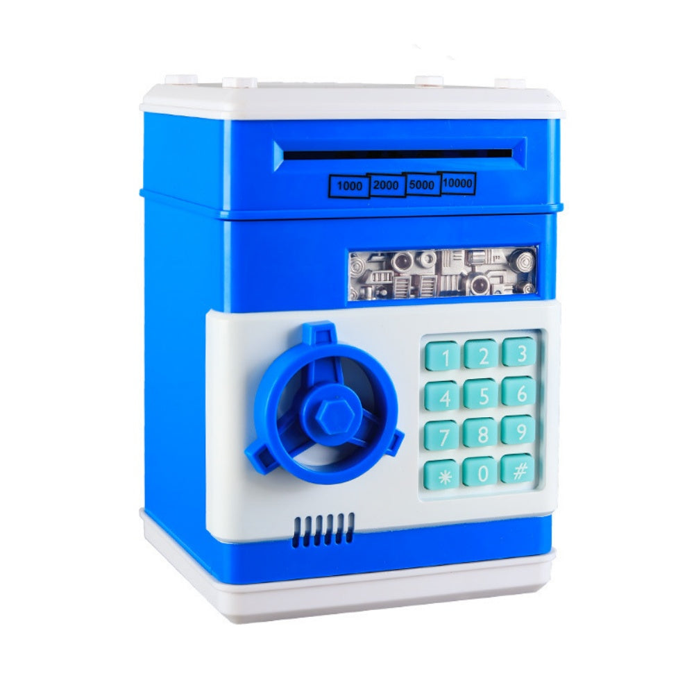 Electronic Piggy Bank Mini Safe Coins Cash Password Counter
