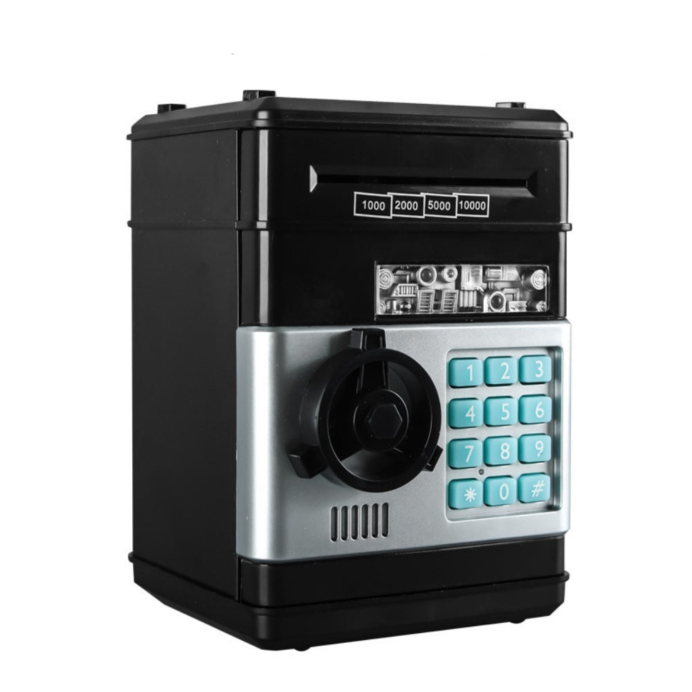 Electronic Piggy Bank Mini Safe Coins Cash Password Counter
