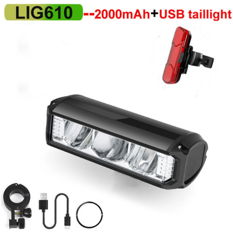 Waterproof Flashlight USB Charging Road Cycling Lamp