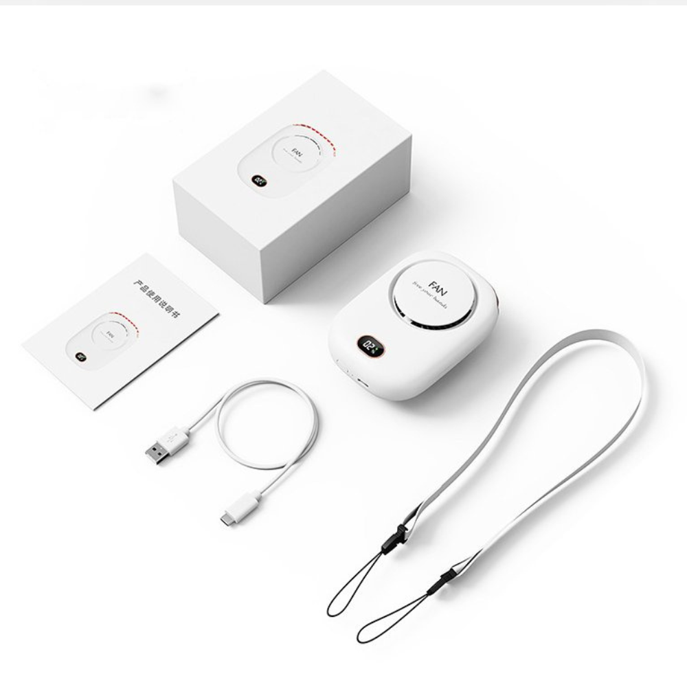 Ultra-Quiet Rechargeable Mini Fan for On-the-Go Cooling