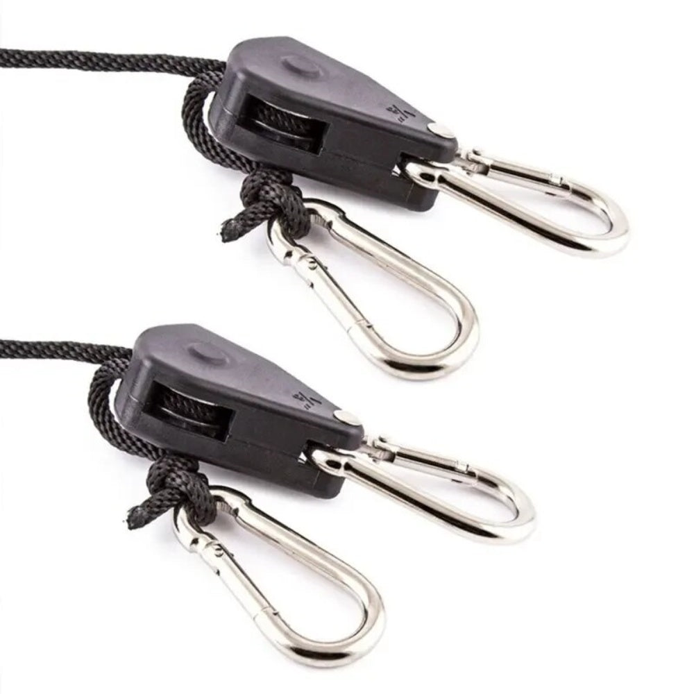 2pcs Adjustable 8inch Reinforced Hangers Hanging Ratchet for Tent