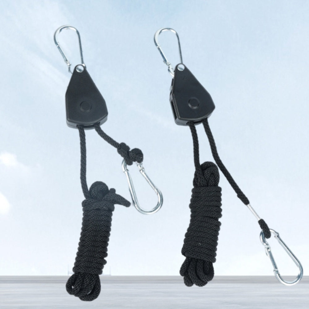 2pcs Adjustable 8inch Reinforced Hangers Hanging Ratchet for Tent