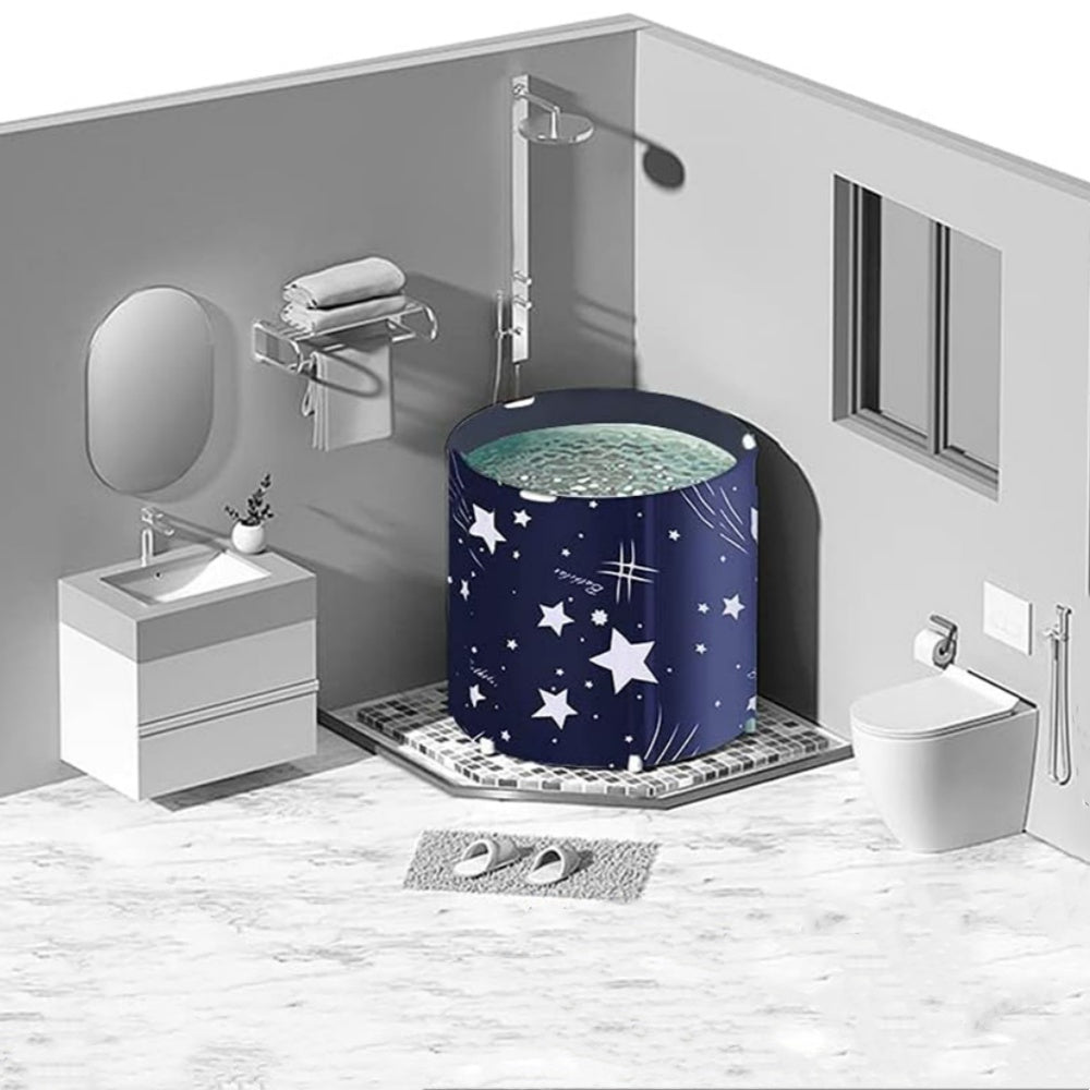 Foldable Inflatable Bath Tub for Adult Spa Experience