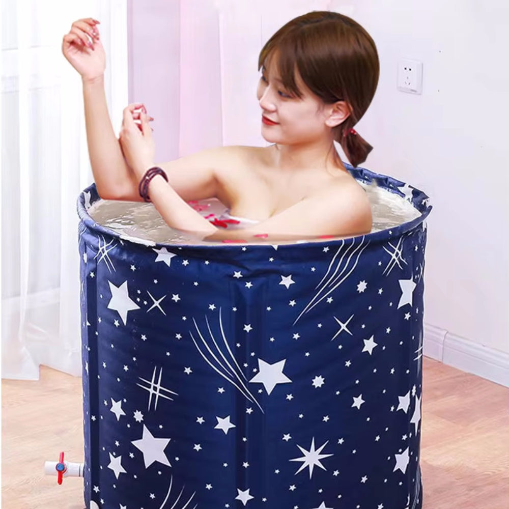 Foldable Inflatable Bath Tub for Adult Spa Experience
