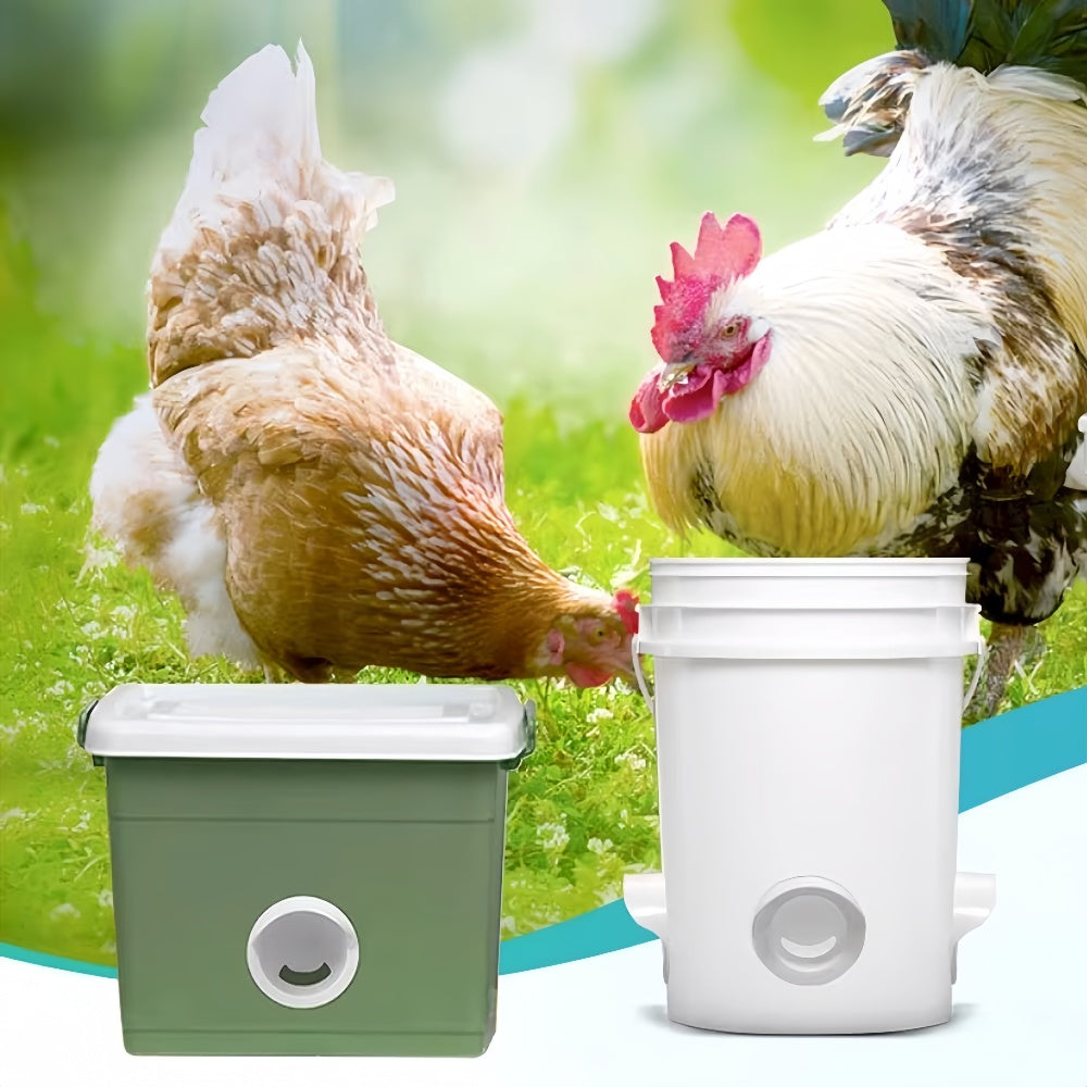 Waterproof No Waste DIY Chicken Feeders Gravity Feed Kit
