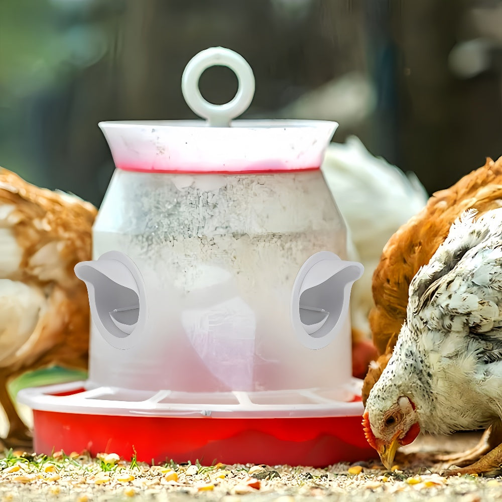 Waterproof No Waste DIY Chicken Feeders Gravity Feed Kit