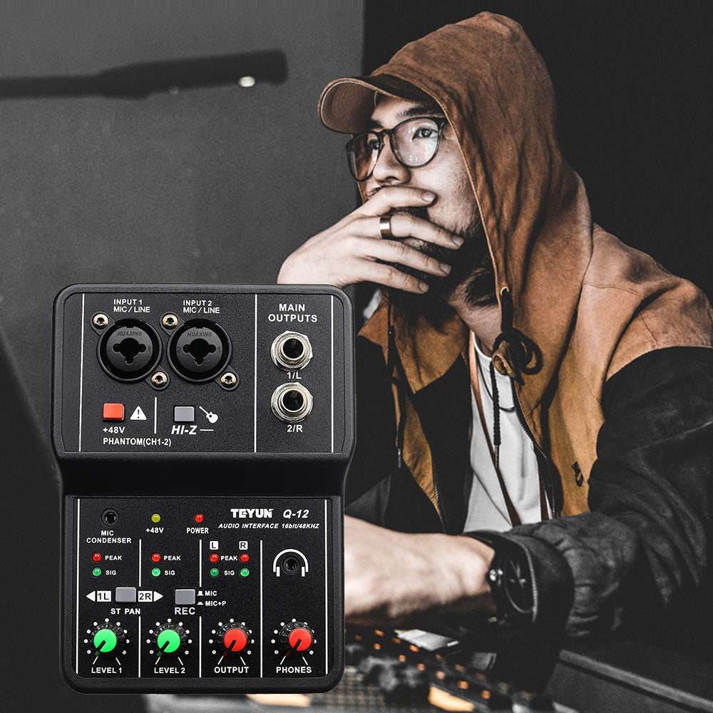 Portable Audio Interface & USB Mixer
