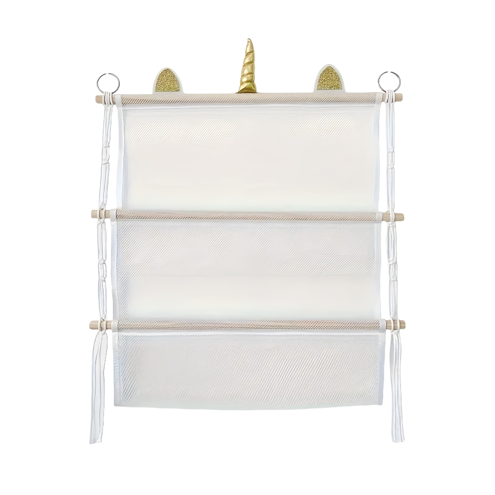 Bohemian Wall Hanging Plush Toy Organizer