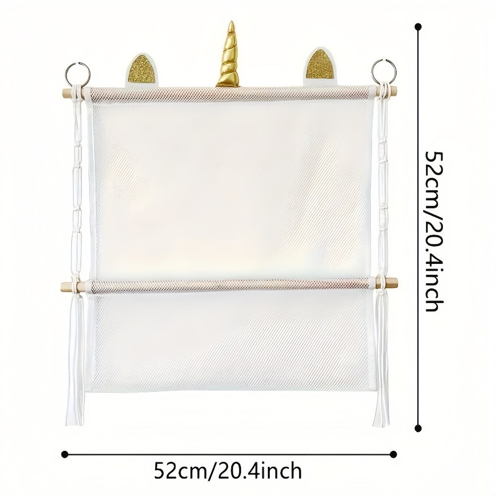 Bohemian Wall Hanging Plush Toy Organizer