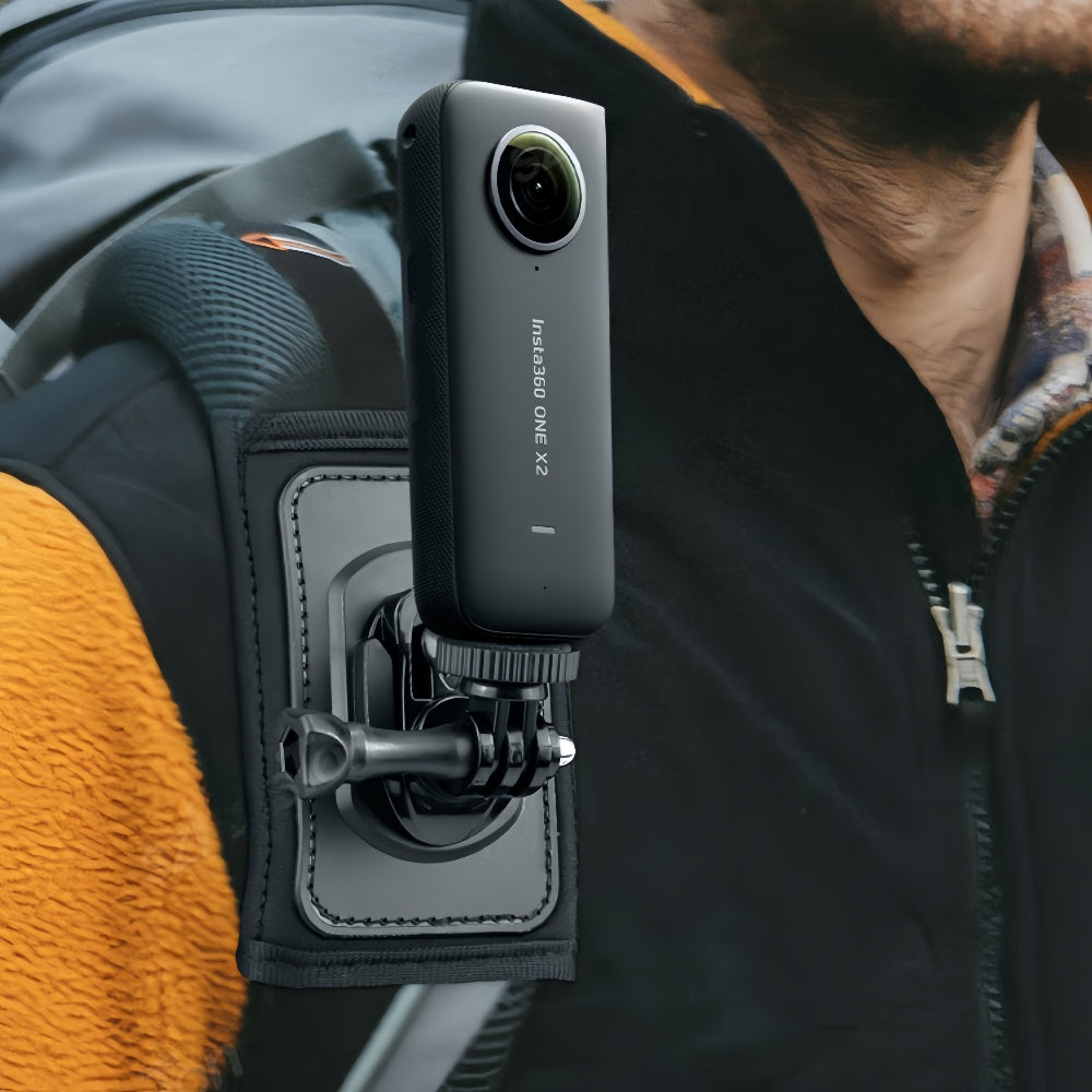 360 Rotation Bag Backpack Shoulder Strap Mount Strap Holder for GoPro