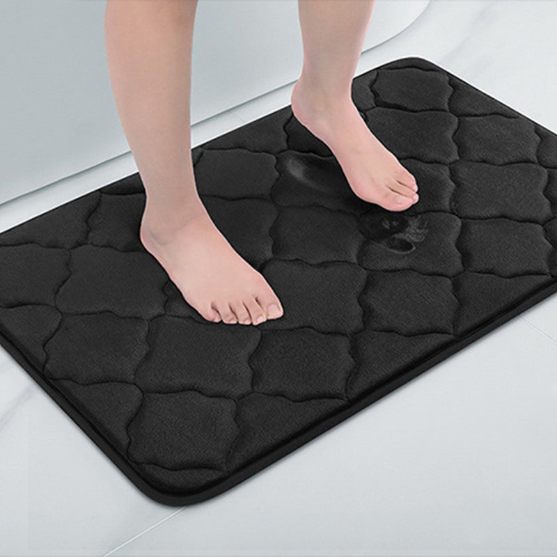 Coral Velvet Bedroom Sponge Carpet Anti-slip Bath Mat