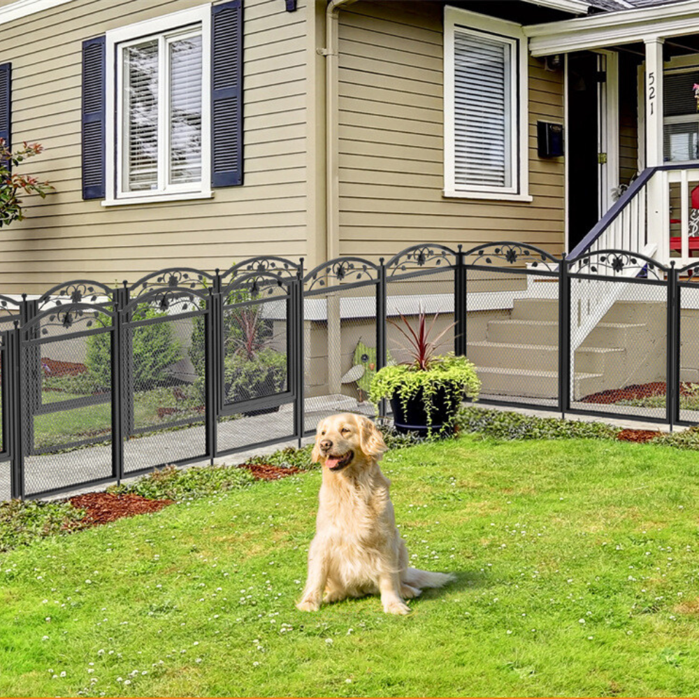 8-Panel DIY Heavy Duty Dog Playpen with Waterproof Pad