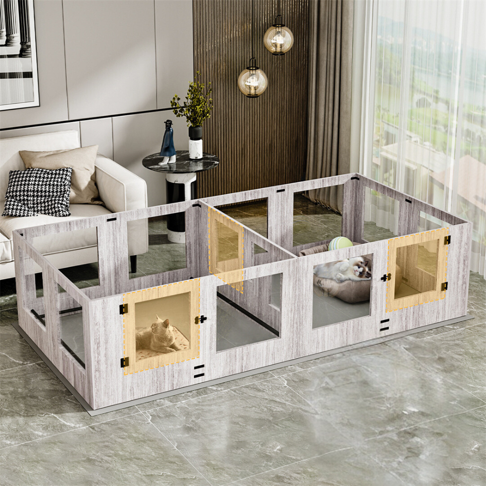 Premium Pet Whelping Box with Waterproof Fertility Pad