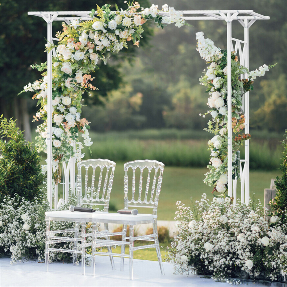 Stereoscopic Garden Arch Arbor Metal Wedding Arch Decor Pergola Trellis
