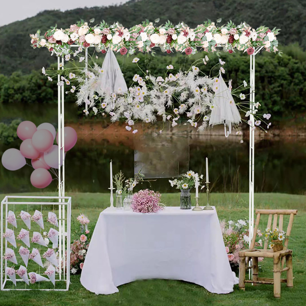 Stereoscopic Garden Arch Arbor Metal Wedding Arch Decor Pergola Trellis