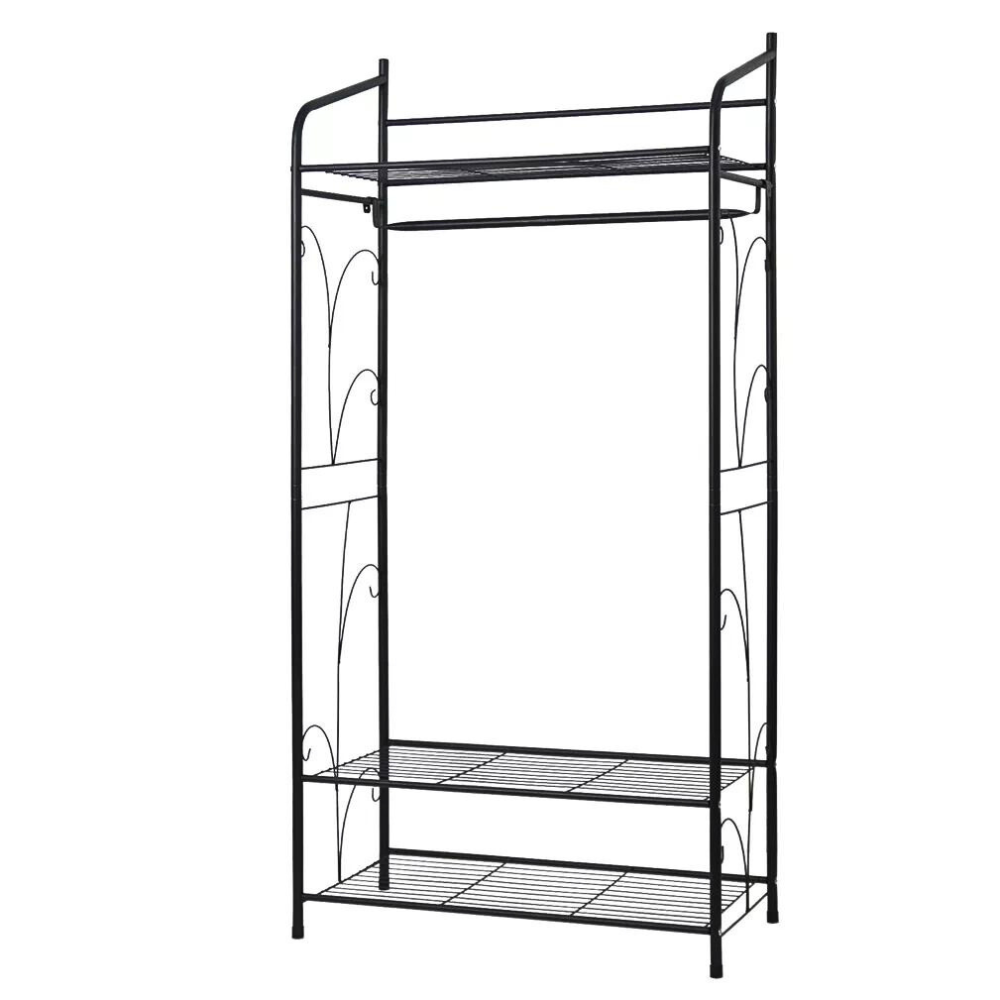 Heavy Duty Coat Clothes Rack Hanger Metal Garment Organizer