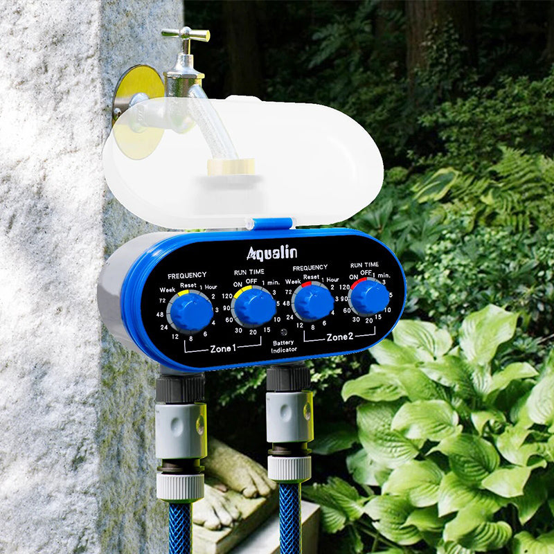 Two Outlet Automatic Watering Four Dials Water Timer