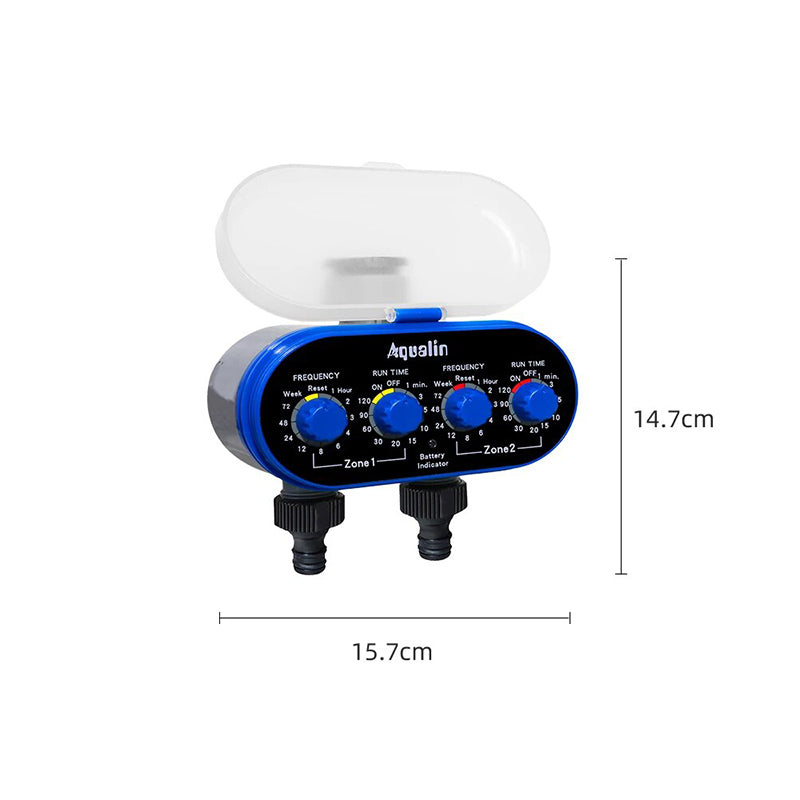 Two Outlet Automatic Watering Four Dials Water Timer