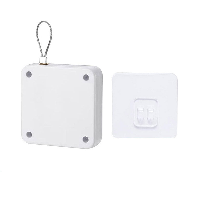 No Punching Automatic Door Closer Surface Door Stop Pull Cord