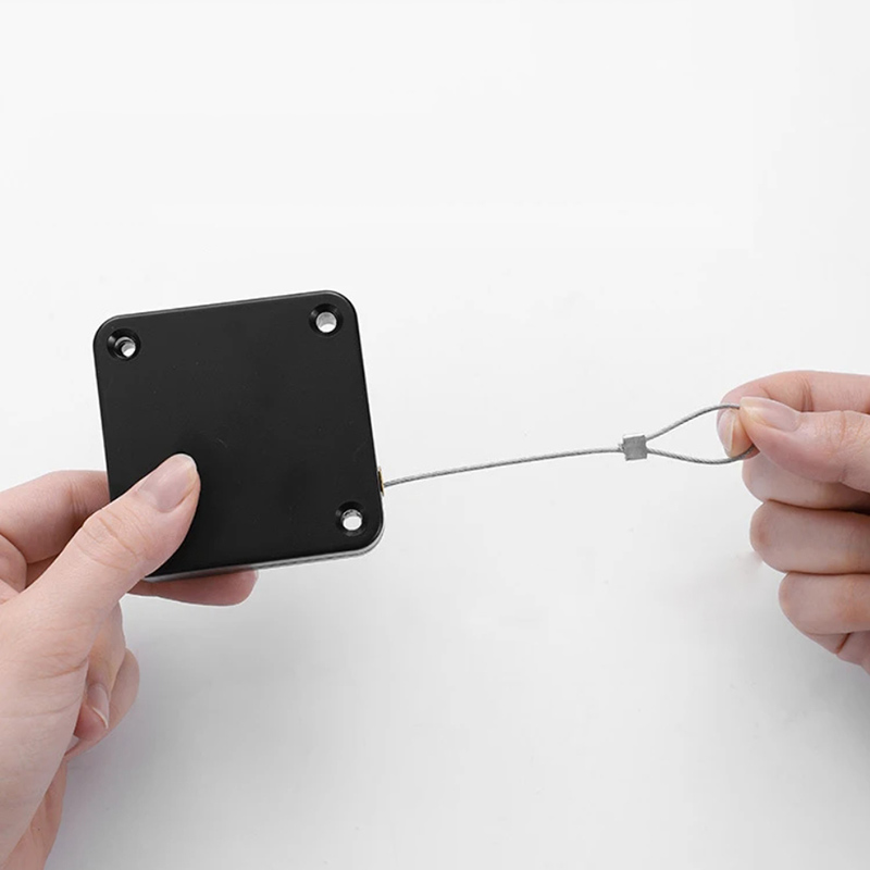 No Punching Automatic Door Closer Surface Door Stop Pull Cord