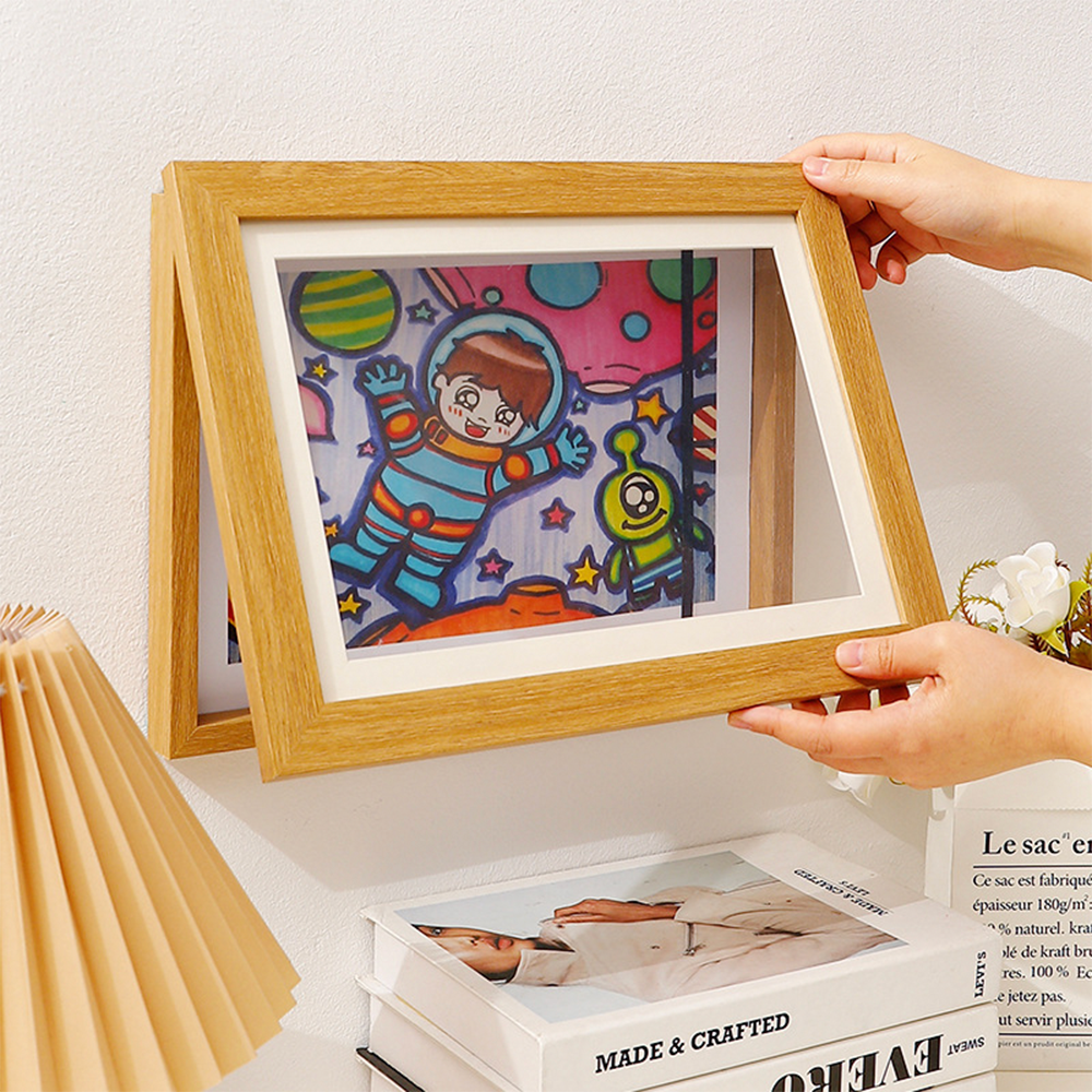 Children Art Frames Magnetic Front Open Changeable Kids Frametory