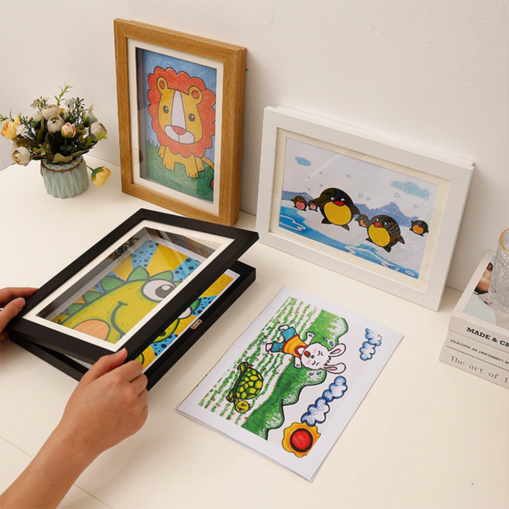 Children Art Frames Magnetic Front Open Changeable Kids Frametory