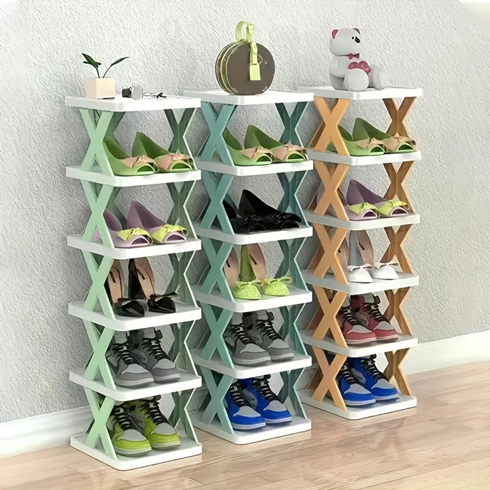 Detachable Shoe Racks Multi Layer Simple Shoes Shelf Color Cabinet