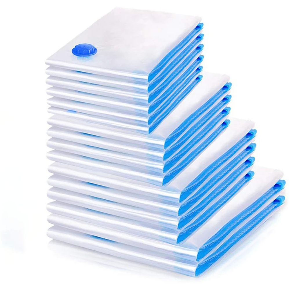 Clothes Storing Large Plastic Compression Empty Bag Storage Container