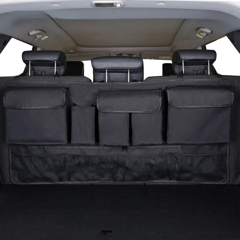 9 Pockets Oxford Back Seat Car Trunk Hanging Storage Bag Organizer