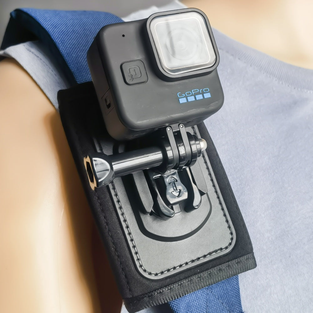 360 Rotation Bag Backpack Shoulder Strap Mount Strap Holder for GoPro