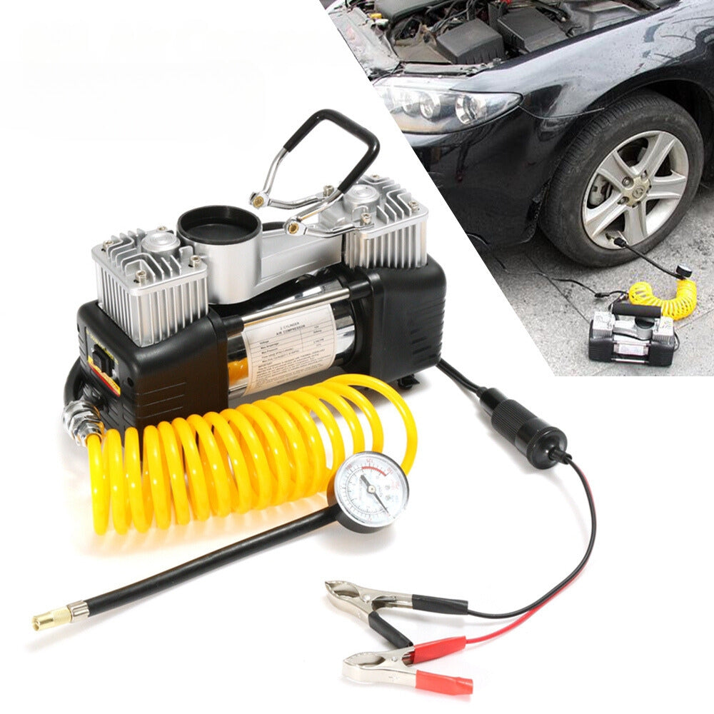 12V 150PSI Car Air Compressor Portable Tyre Deflator Inflator Pump 4WD Car Truck