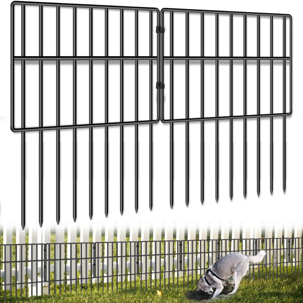 Garden Fence No Dig Fence Animal Barrier Fence Underground Decorative Garden Fencing