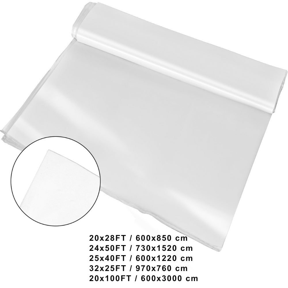 Greenhouse Film Cover Greenhouse Film UV Resistant Polyethylene Covering Garden Plants Flowers Agriculture