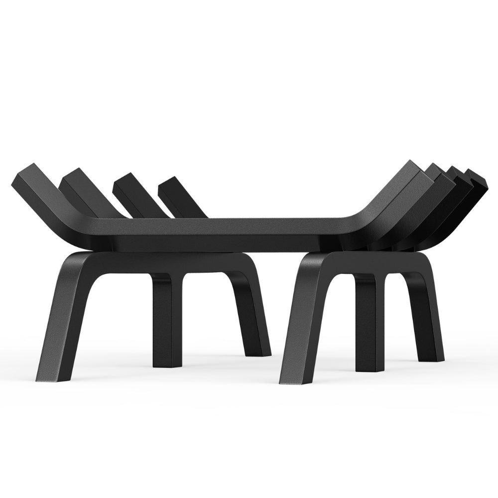 Fireplace Log Grate Fireplace Grate Solid Powder Coated Steel Bars