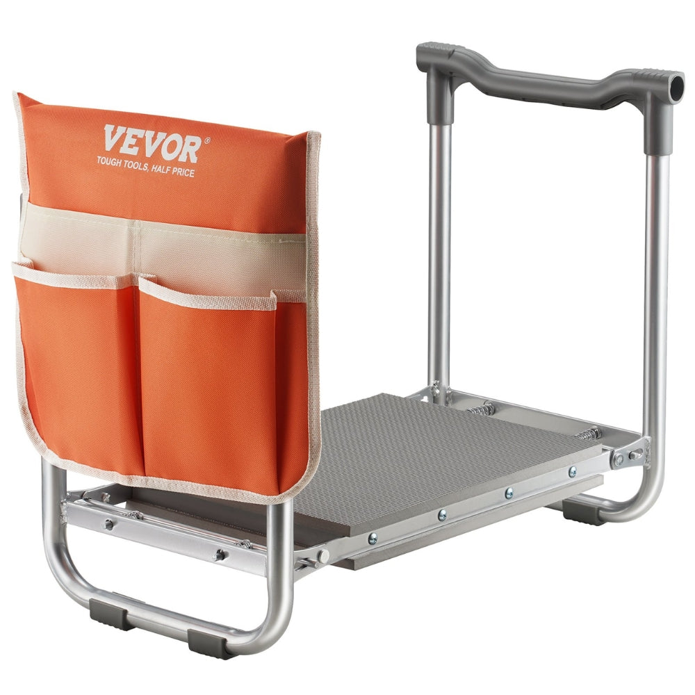 Garden Kneeler and Seat Foldable Garden Stool Kneeling Bench for Gardening with Tool Bag