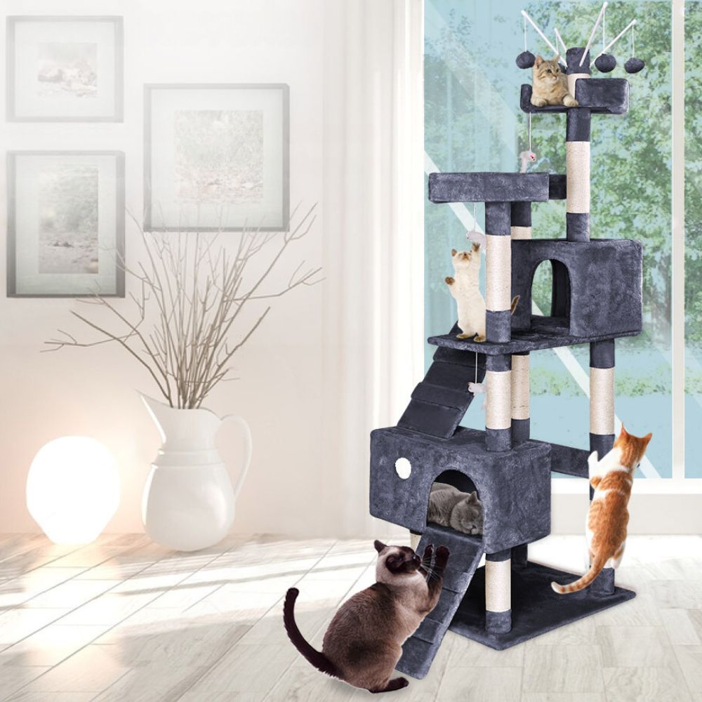 Cat Tree Scratching Post Tower Condo House Furniture