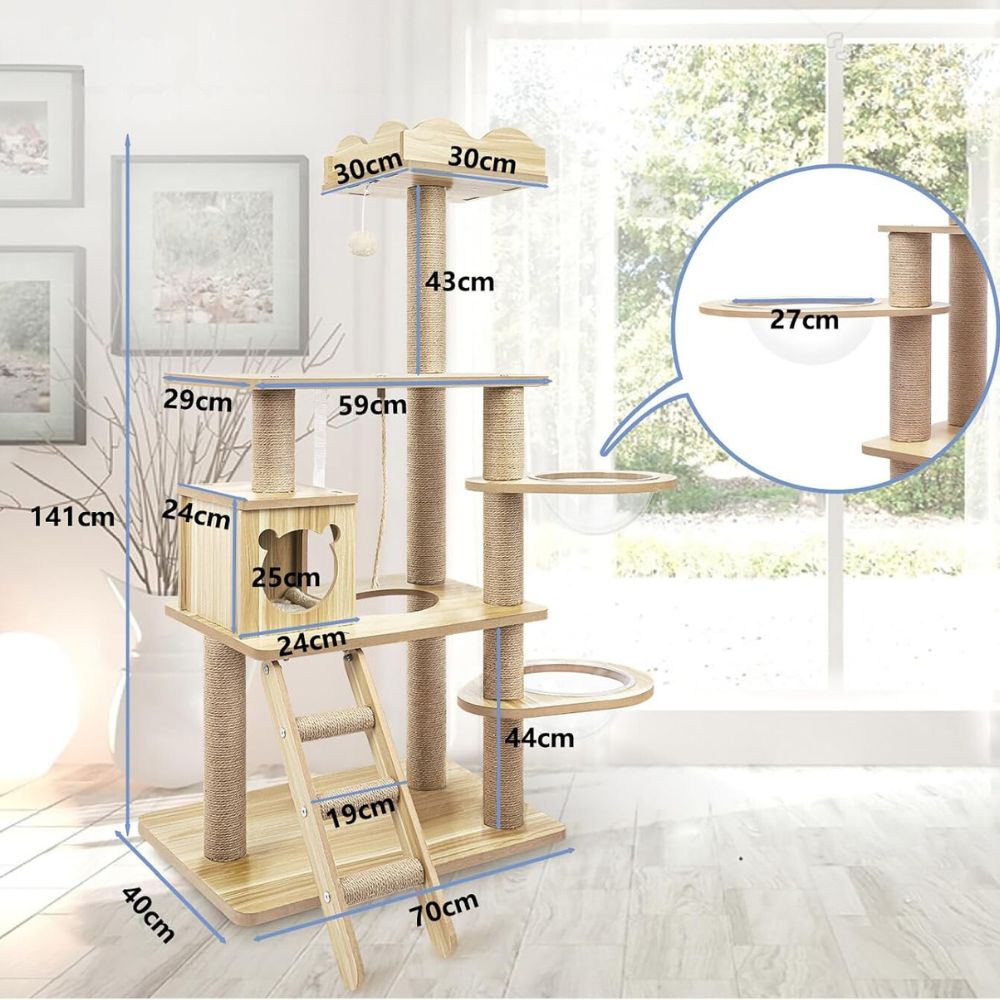 Cat Tree Scratching Post Tower Condo House Furniture