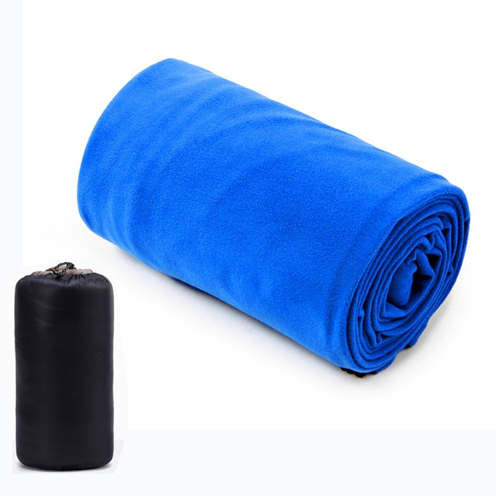 Ultra-Light Portable Fleece Sleeping Bag Liner for Outdoor Camping