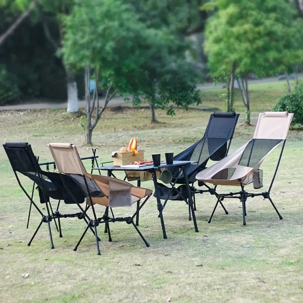 Ultra-Light Camping Chair with Headrest