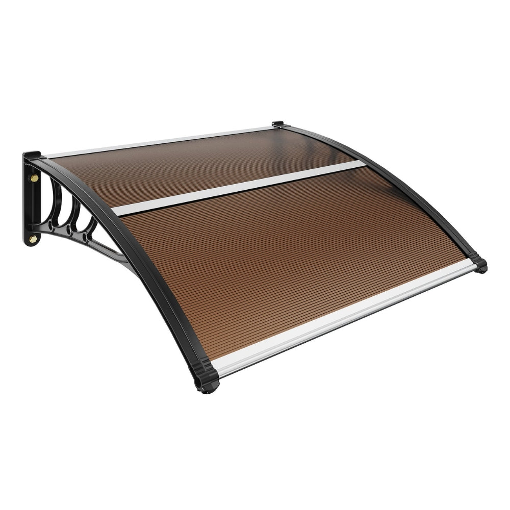 Window Door Awning Canopy UPF 50+ Polycarbonate Front Door Overhang for Sun Protection