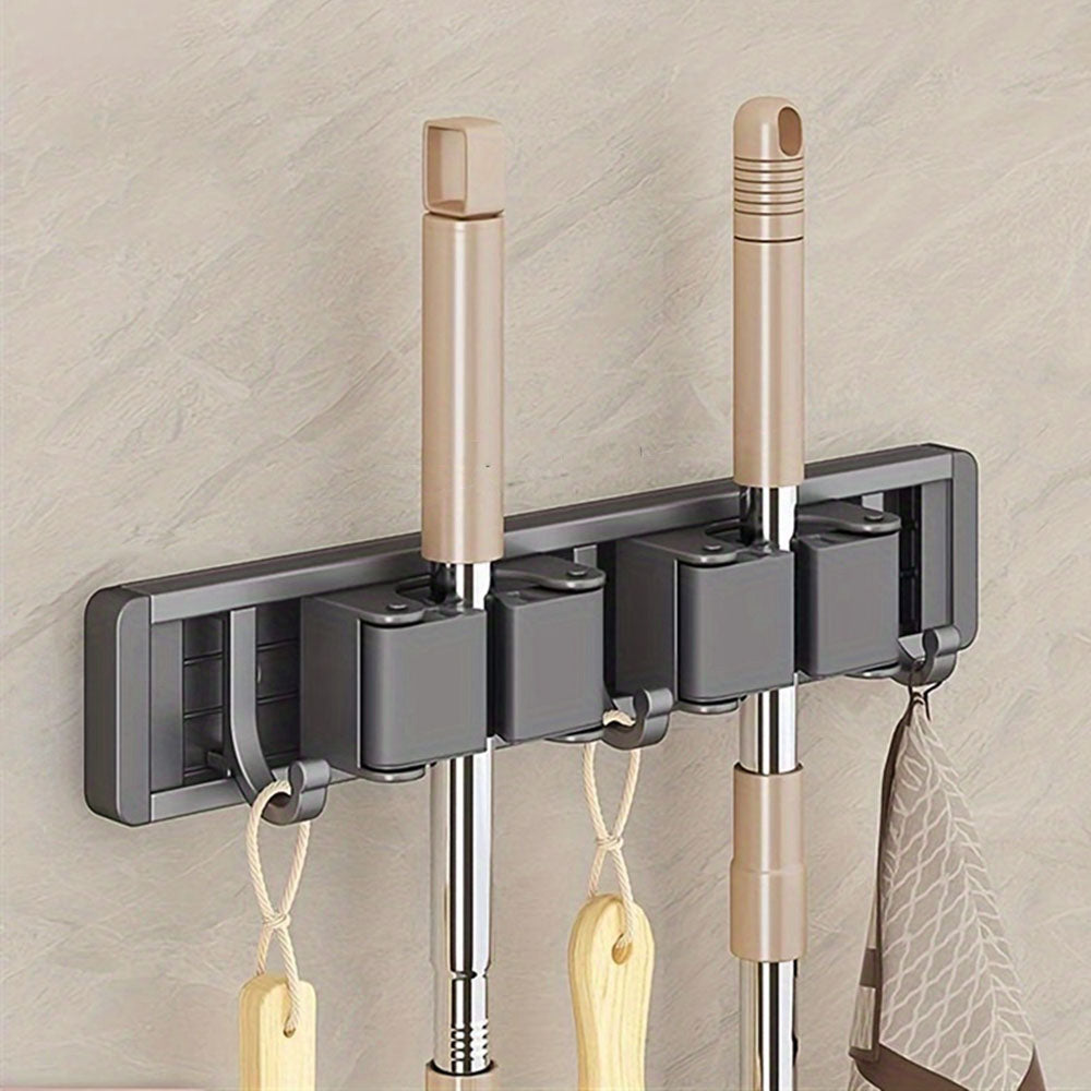 Wall Mounted Strong Broom Mop Holder Rack