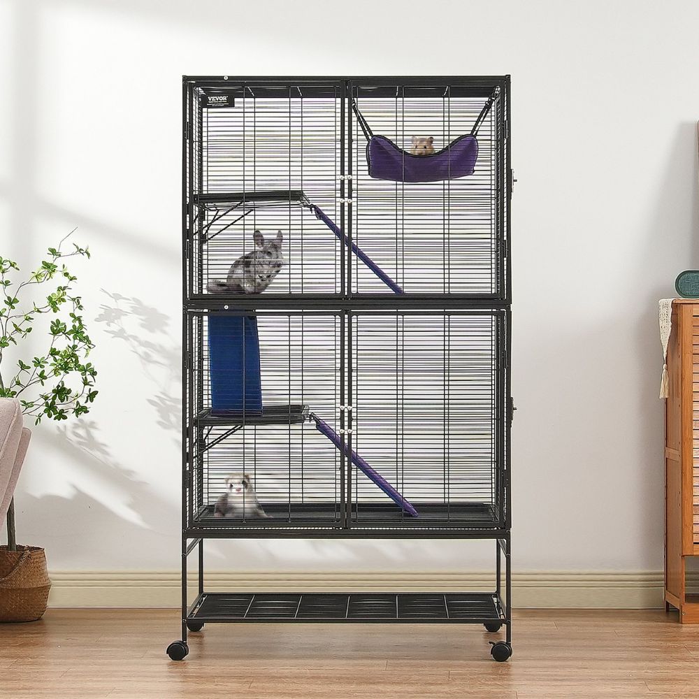 Ultimate 4-Tier Small Animal Cage for Ferrets