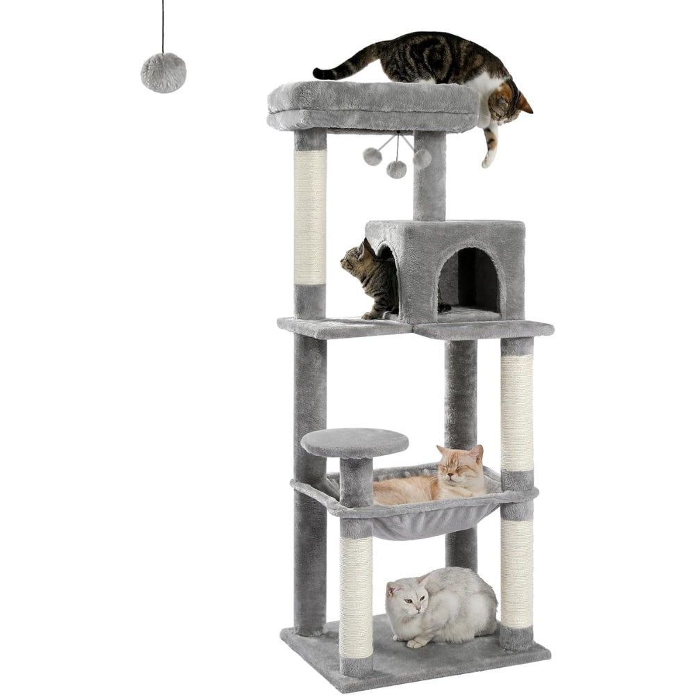 Premium Cat Tree with Multilevel Design and Cozy Condo for Cats and Kittens