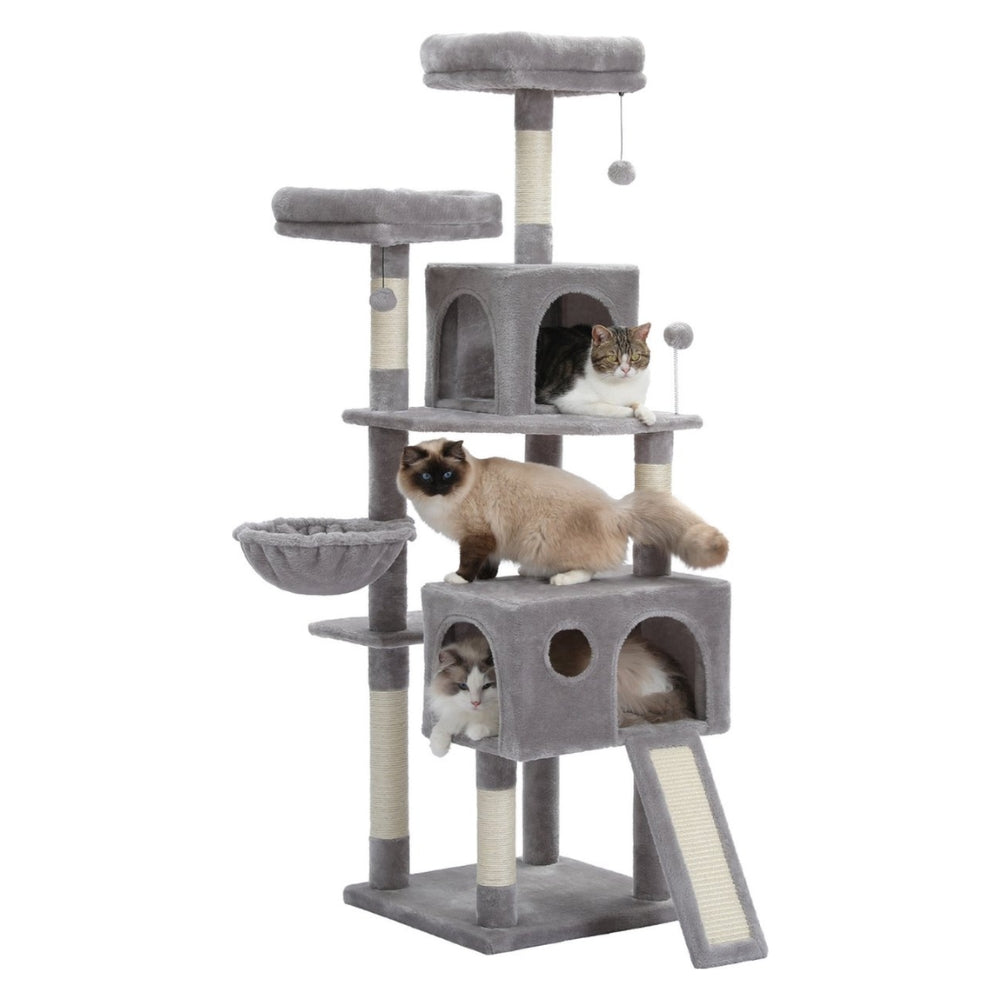 Premium Cat Tree with Multilevel Design and Cozy Condo for Cats and Kittens