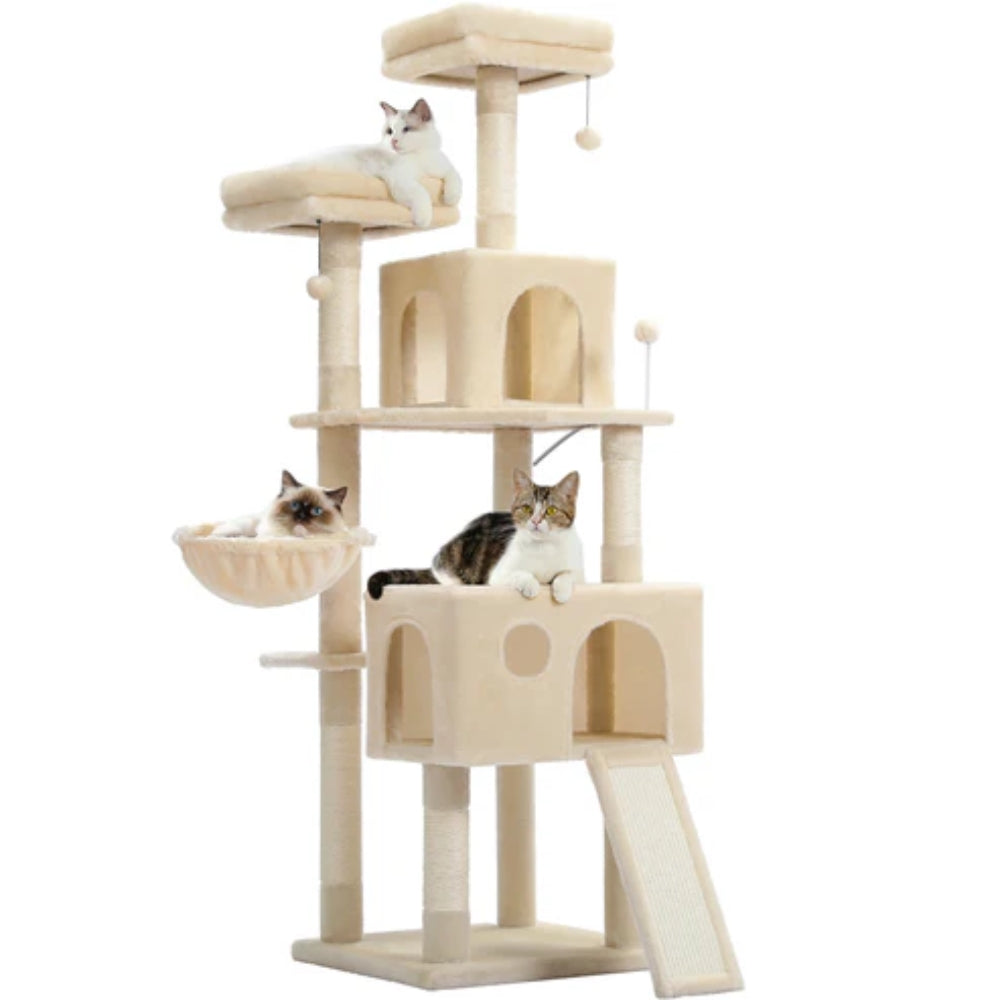 Premium Cat Tree with Multilevel Design and Cozy Condo for Cats and Kittens