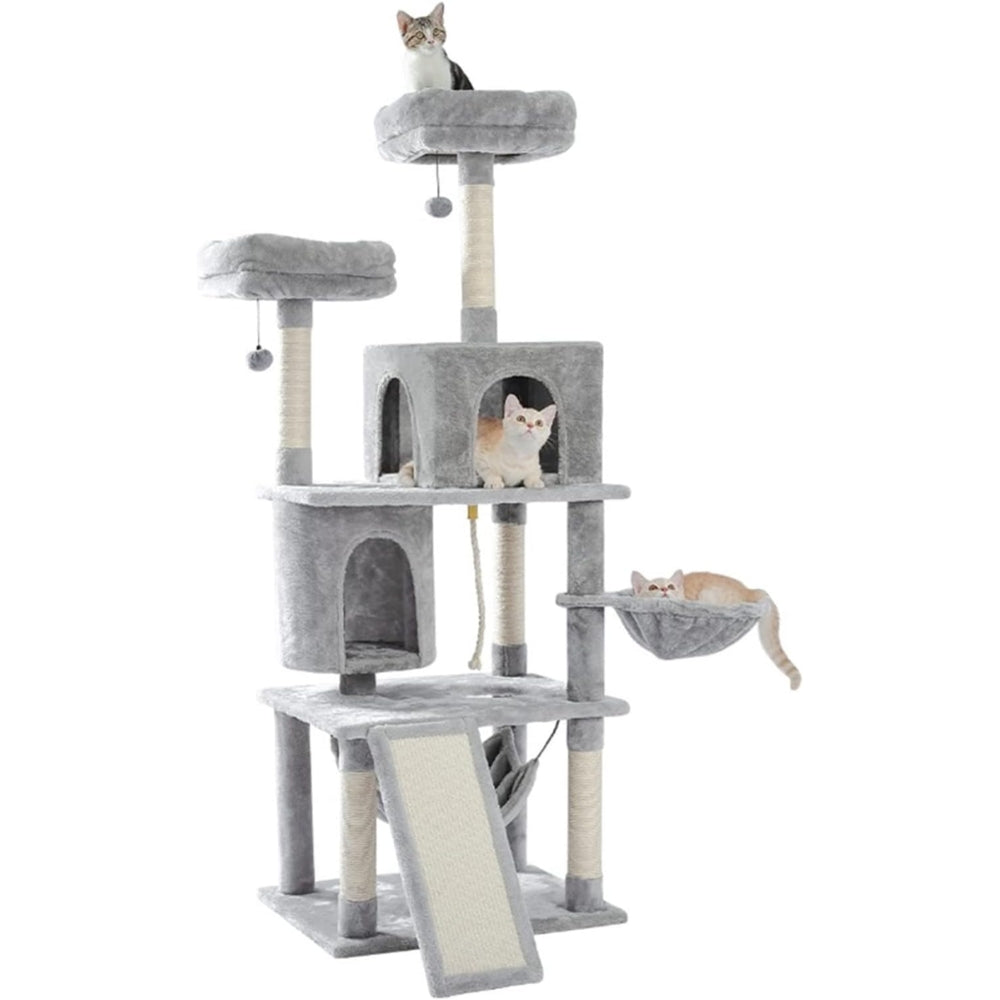 Premium Cat Tree with Multilevel Design and Cozy Condo for Cats and Kittens