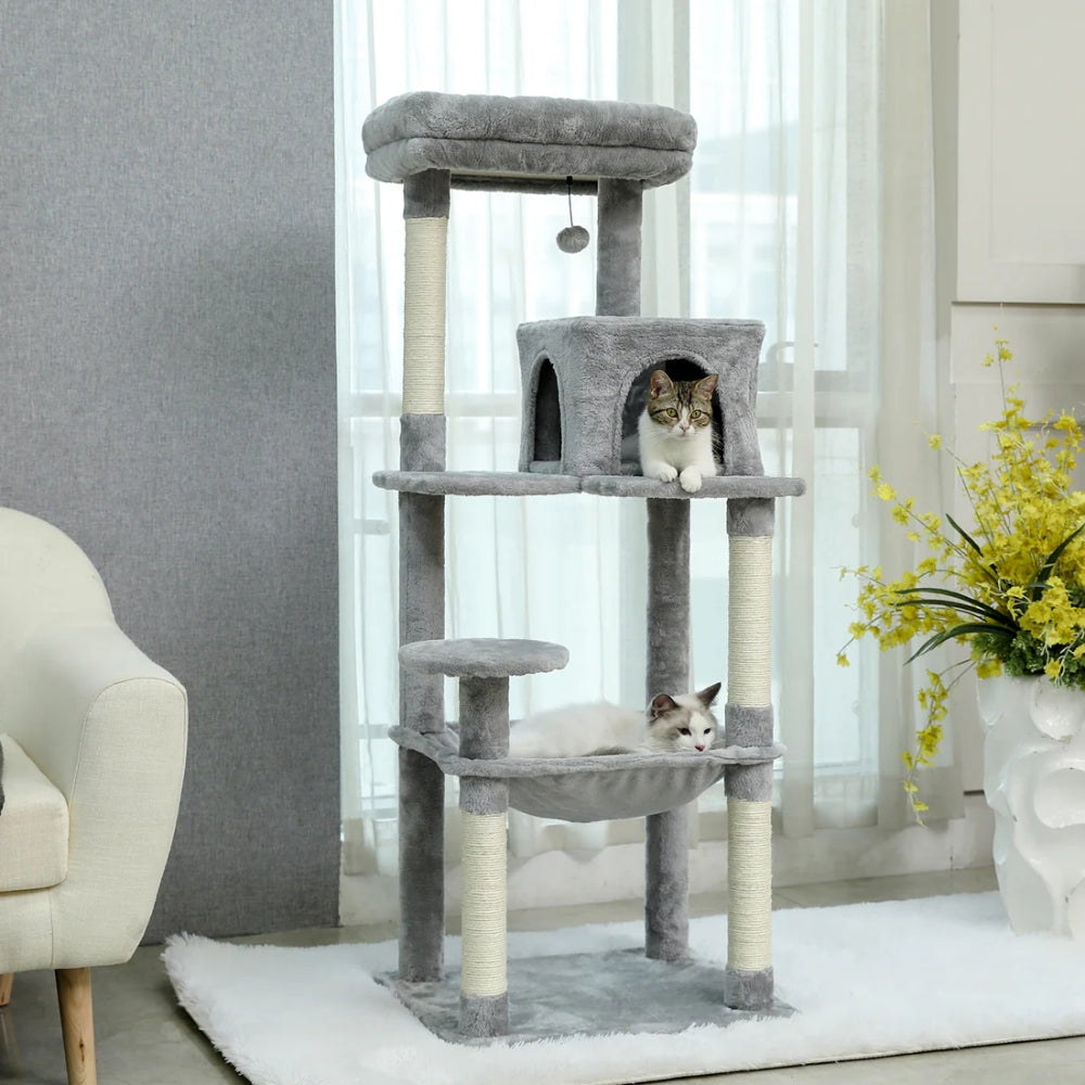 Premium Cat Tree with Multilevel Design and Cozy Condo for Cats and Kittens