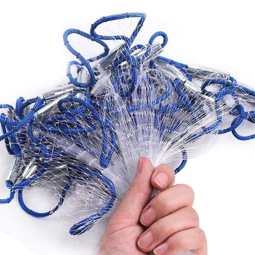 Premium Throwing Fishing Net Durable Nylon and Steel Construction
