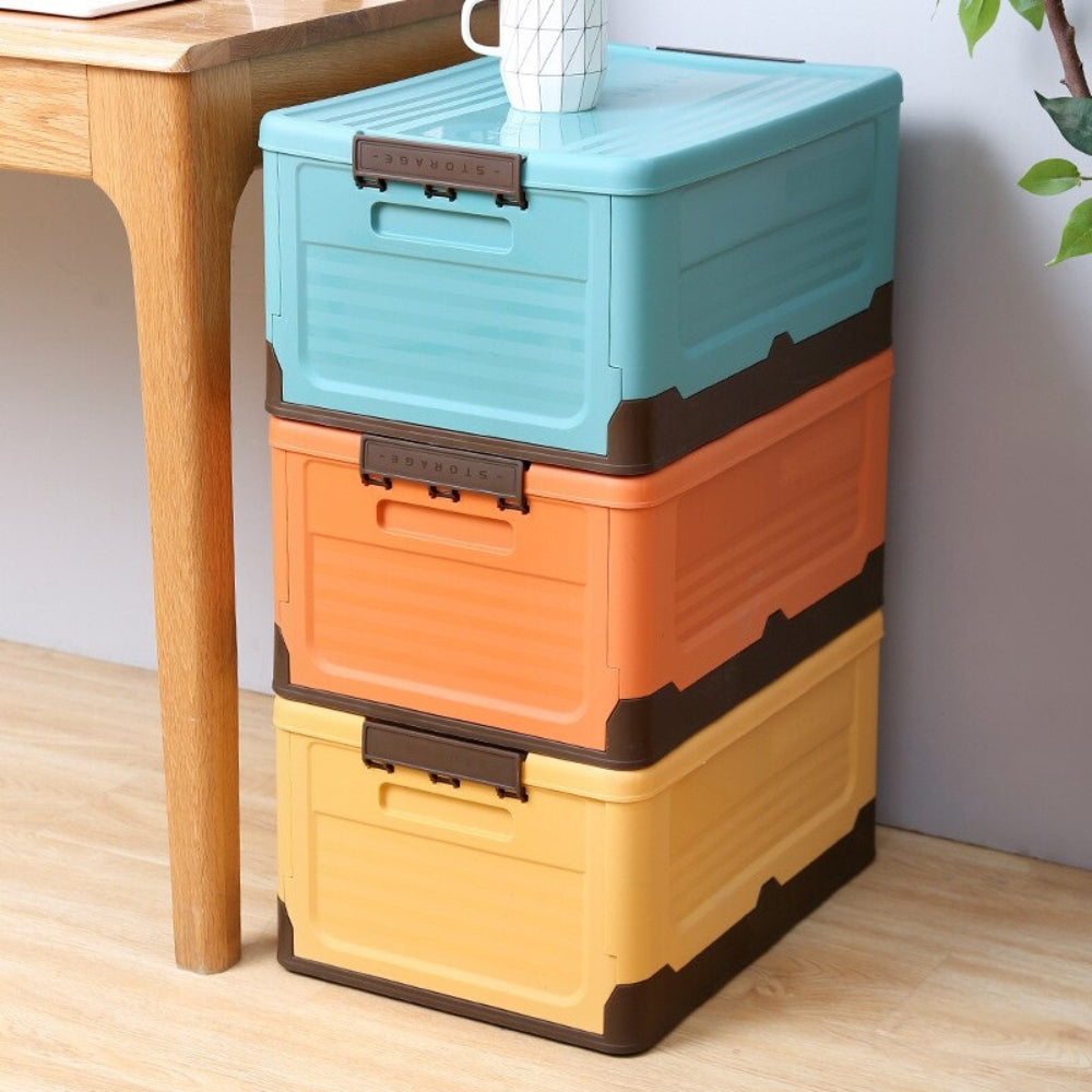 1pc Foldable Storage Box Wardrobe Storage Box